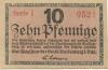 Waldenburg (heute: PL-Walbrzych) - Stadt - -- - 10 Pfennig 