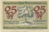 Waldenburg (heute: PL-Walbrzych) - Stadt - 1.2.1920 - 25 Pfennig 