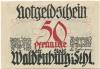 Waldenburg (heute: PL-Walbrzych) - Stadt - 29.9.1920 - 29.12.1920 - 50 Pfennig