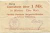 Waldenburg (heute: PL-Walbrzych) - Fürstlich Plessische Bergwerks-Direktion, Schloss Waldenburg - - 20.9.1914 - 1 Mark