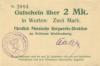 Waldenburg (heute: PL-Walbrzych) - Fürstlich Plessische Bergwerks-Direktion, Schloss Waldenburg - - 20.9.1914 - 2 Mark