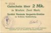 Waldenburg (heute: PL-Walbrzych) - Fürstlich Plessische Bergwerks-Direktion, Schloss Waldenburg - - 20.9.1914 - 2 Mark