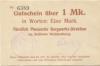 Waldenburg (heute: PL-Walbrzych) - Fürstlich Plessische Bergwerks-Direktion, Schloss Waldenburg - - 20.10.1914 - 1 Mark