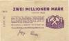 Waldenburg (heute: PL-Walbrzych) - Niederschlesisches Steinkohlensyndikat GmbH - 28.8.1923 - 28.10.1923 - 2 Millionen Mark