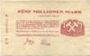 Waldenburg (heute: PL-Walbrzych) - Niederschlesisches Steinkohlensyndikat GmbH - 28.8.1923 - 28.10.1923 - 5 Millionen Mark