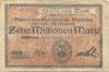 Waldsassen - Bezirks- und Stadtsparkasse - 8.8.1923 - 10 Millionen Mark 