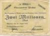 Waldsee (Bad) - Oberamtsstadt - 26.8.1923 - 2 Millionen Mark 