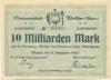 Waldsee (Bad) - Oberamtsstadt - 21.9.1923 - 10 Milliarden Mark 