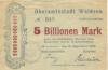 Waldsee (Bad) - Oberamtsstadt - 21.9.1923 - 5 Billionen Mark