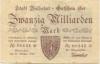 Waldshut - Stadt - 25.10.1923 - 20 Milliarden Mark 