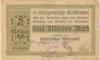 Wallersdorf- Gemeinde - September 1923 - 5 Millionen Mark 