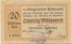 Wallersdorf- Gemeinde - September 1923 - 20 Millionen Mark