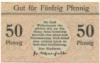 Waltershausen - Stadt - -- - 50 Pfennig 