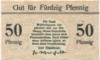 Waltershausen - Stadt - -- - 50 Pfennig 