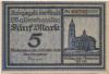 Waltershausen - Stadt - 22.10.1918 - 1.2.1919 - 5 Mark 