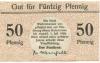Waltershausen - Stadt - - 1.7.1920 - 50 Pfennig 
