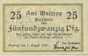 Waltrop - Amt - 1.8.1920 - 25 Pfennig 