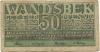Wandsbek (heute: Hamburg) - Stadt - Dezember 1919 - 50 Pfennig 