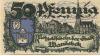 Wandsbek (heute: Hamburg) - Stadt - Januar 1921 - 50 Pfennig 