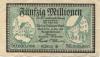 Wangen - Amtskörperschaft - 20.8.1923 - 50 Millionen Mark