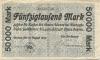 Wanne - Amt - 21.8.1923 - 50000 Mark 