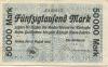 Wanne - Amt - 21.8.1923 - 50000 Mark 