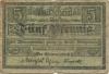 Wanzleben - Kreis - 16.10.1918 - 5 Pfennig 