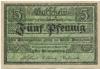 Wanzleben - Kreis - 9.4.1920 - 5 Pfennig 