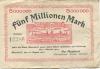 Warendorf - Stadt - 23.8.1923 - 1.10.1923 - 5 Millionen Mark 