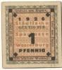Wasserburg - Städtische Sparkasse - 1920 - 1 Pfennig 