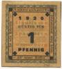 Wasserburg - Städtische Sparkasse - 1920 - 1 Pfennig 