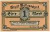 Wattenscheid (heute: Bochum) - Stadt - 1921 - 1 Mark 
