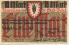 Wedel - Stadt - 10.6.1921 - 1 Mark 