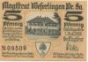 Weferlingen (heute: Oebisfelde) - Stadt - 1.7.1920 - 5 Pfennig 