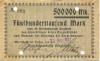 Wegscheid - Bezirkssparkasse - 22.8.1923 - 500000  Mark 