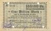 Wegscheid - Bezirkssparkasse - 6.9.1923 - 1 Million Mark 