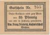 Wehlen (heute: Bernkastel-Kues) - Franz Friedrich, Witwe, Gastwirtschaft - -- - 35 Pfennig 