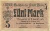 Weida - Stadt - 4.11.1918 - 1.2.1919 - 5 Mark 