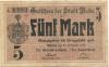 Weida - Stadt - 4.11.1918 - 1.2.1919 - 5 Mark 