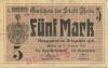 Weida - Stadt - 4.11.1918 - 1.2.1919 - 5 Mark 