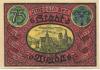 Weida - Stadt - 30.9.1921 - 75 Pfennig 