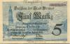 Weimar - Stadt - 10.10.1918 - 1.2.1919 - 5 Mark 