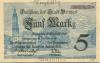 Weimar - Stadt - 10.10.1918 - 1.2.1919 - 5 Mark 