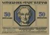 Weimar - Stadt - 1.3.1921 - 50 Pfennig 