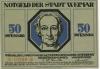 Weimar - Stadt - 1.3.1921 - 50 Pfennig 