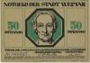 Weimar - Stadt - 1.3.1921 - 50 Pfennig 