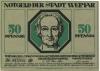 Weimar - Stadt - 1.3.1921 - 50 Pfennig 