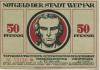 Weimar - Stadt - 1.3.1921 - 50 Pfennig 