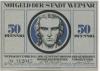Weimar - Stadt - 1.3.1921 - 50 Pfennig 