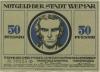 Weimar - Stadt - 1.3.1921 - 50 Pfennig 